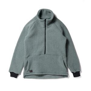Deso Tioga Half-Zip Pull Over Fleecek Sweater S/M Fall Winter Cozy Warm‎